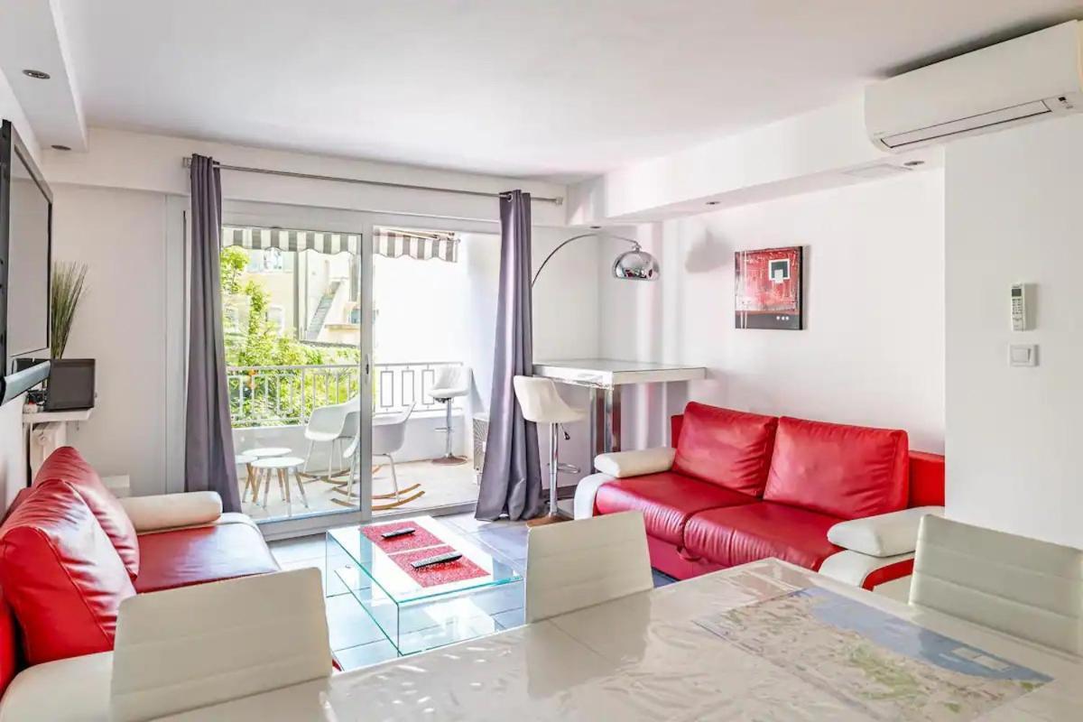 Superbe 3P 2Chambres, 2Terrasses Cannes Centre-Ville, 4 Min A Pied De La Croisette Sas-Meredith Loc المظهر الخارجي الصورة