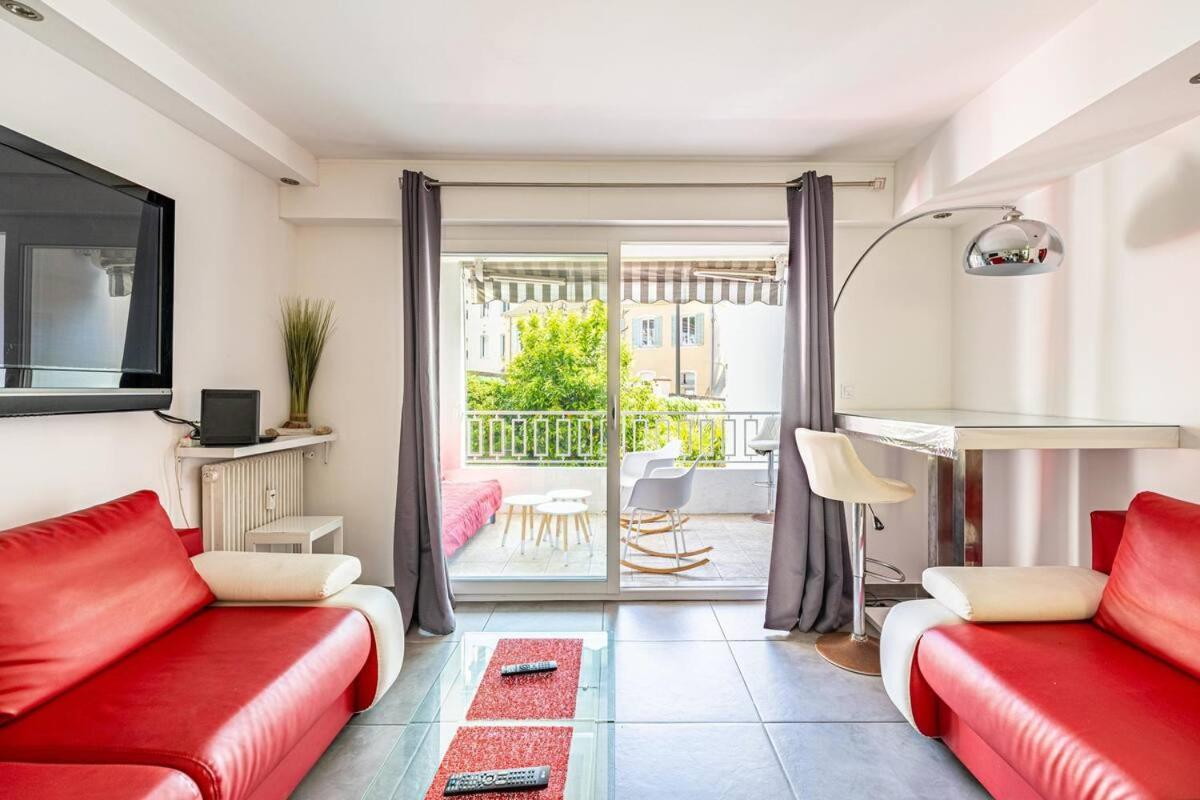 Superbe 3P 2Chambres, 2Terrasses Cannes Centre-Ville, 4 Min A Pied De La Croisette Sas-Meredith Loc المظهر الخارجي الصورة